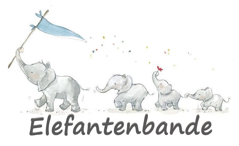 Dieses Bild zeigt das Logo des Unternehmens Kindertagespflege Elefantenbande